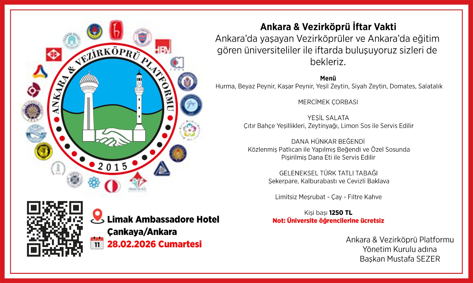 GELENEKSEL İFTAR ETKİNLİĞİ